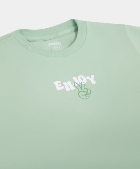 Camiseta Manga Corta Para Niño