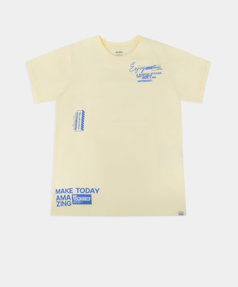 Camiseta Manga Corta Para Niño