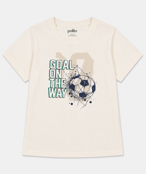 Camiseta Manga Corta Para Niño