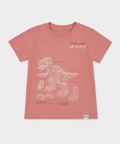 Camiseta Manga Corta Para Bebé Niño