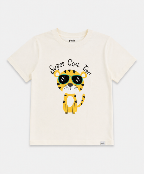 Camiseta Manga Corta Para Bebé Niño
