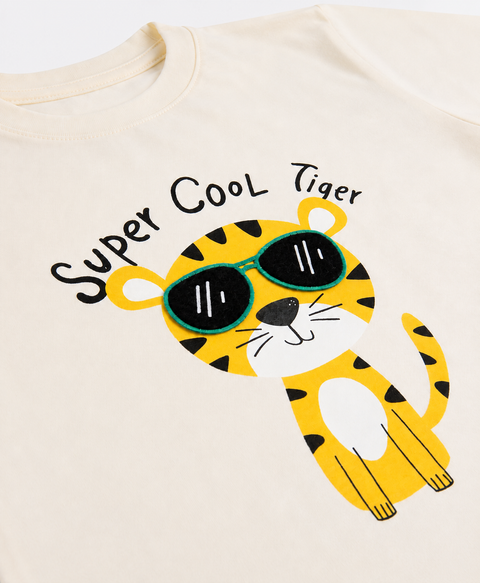 Camiseta Manga Corta Para Bebé Niño