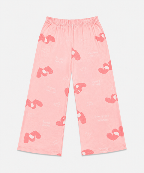 Pijama Camiseta y Pantalón Para Niña