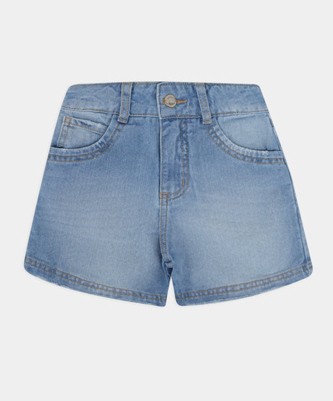 Short Indigo Para Niña