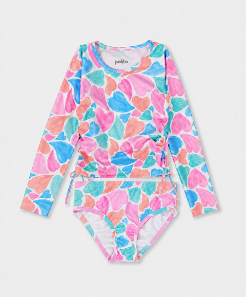 Vestido de Baño Dos Piezas Para Niña