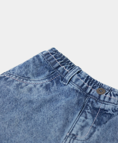 Short Indigo Para Bebé Niña