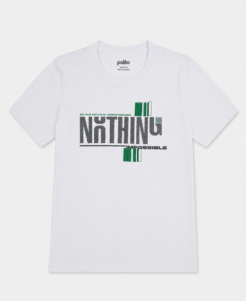 Camiseta Manga Corta Para Niño