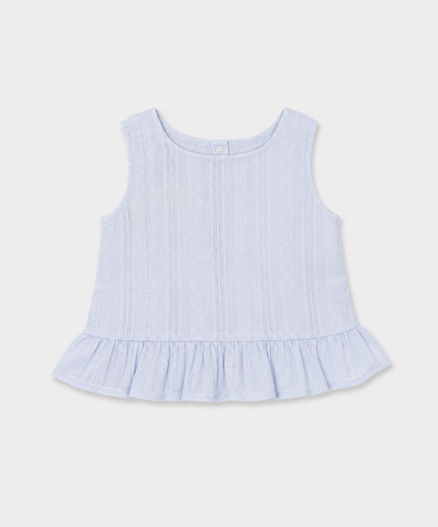 Conjunto Pantalón y Blusa Manga Sisa Para Recién Nacida