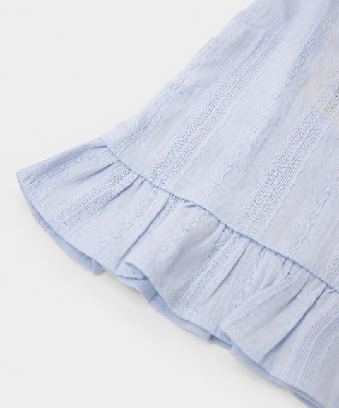 Conjunto Pantalón y Blusa Manga Sisa Para Recién Nacida