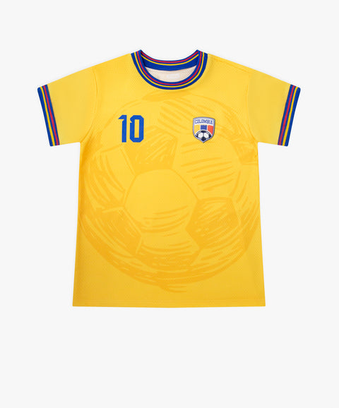 Camiseta Manga Corta de Colombia Niños Unisex