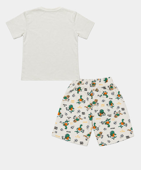 Pijama Camiseta y Short Para Niño