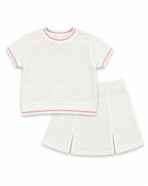 Conjunto Falda y Camiseta Para Niña