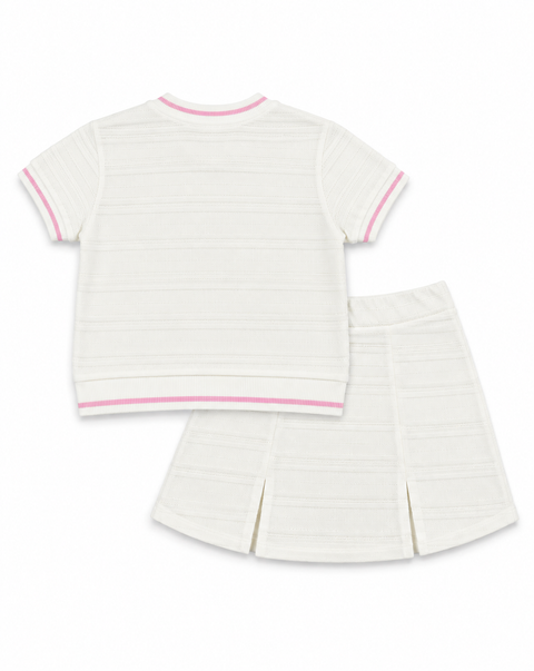 Conjunto Falda y Camiseta Para Niña