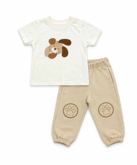 Conjunto Pantalón y Camiseta Para Recién Nacido