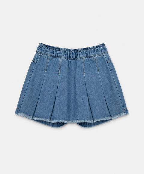 Falda Short de Tablas Para Bebé Niña