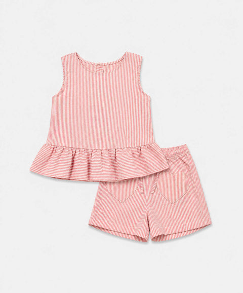 Conjunto Short y Blusa Para Bebé Niña