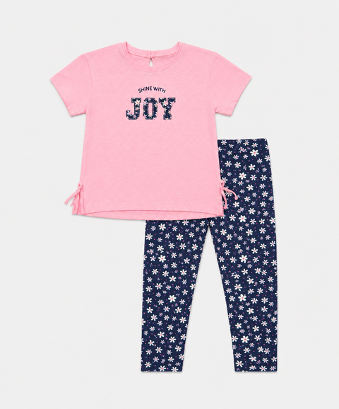 Conjunto Leggings Y Camiseta Para Bebé Niña