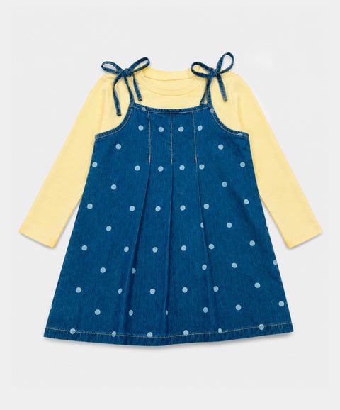 Conjunto Vestido y Camiseta Para Bebé Niña
