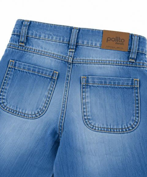 Jean Wide Leg Para Bebé Niña