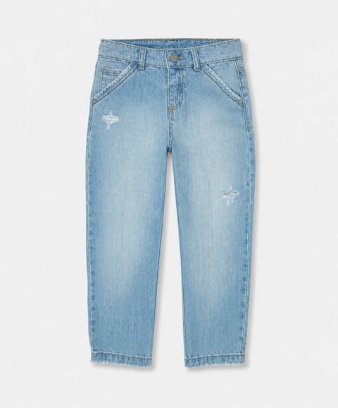 Jean Barrel Fit Para Bebé Niño