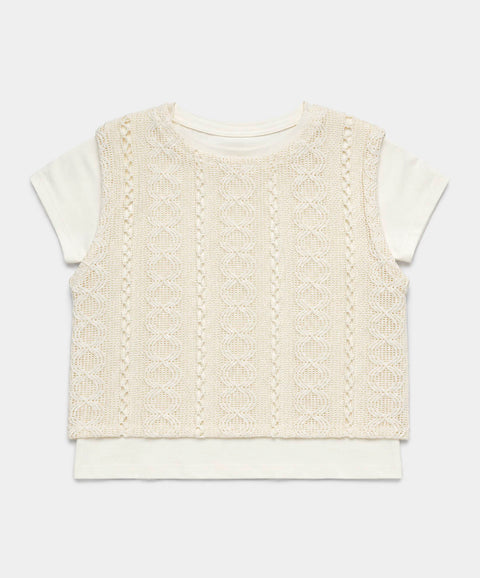 Camiseta Doble Prenda Para Niña