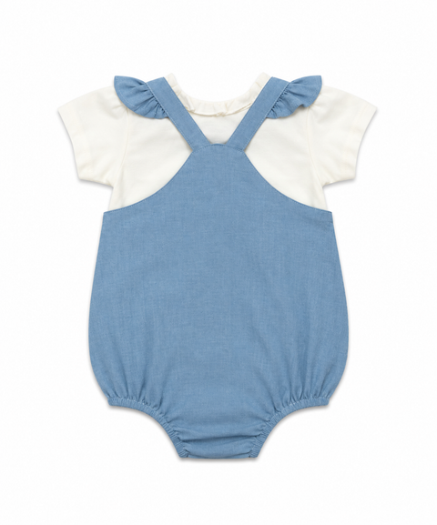 Conjunto Mameluco y Camiseta Para Recién Nacida