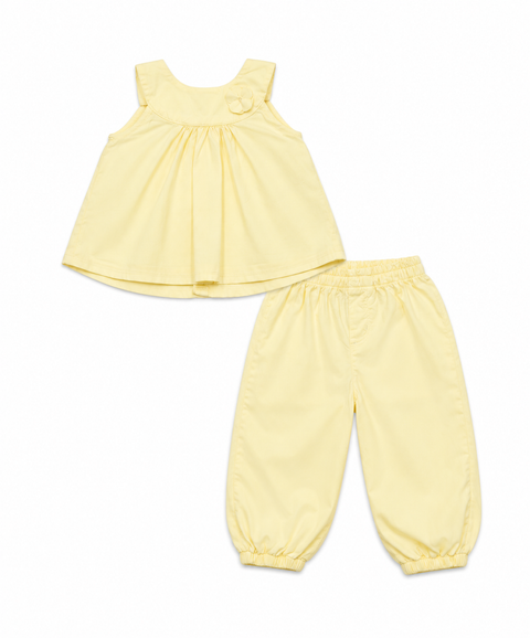 Conjunto Pantalón y Blusa Para Recién Nacida