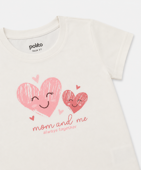 Pijama Camiseta Pantalón Para Bebé Niña
