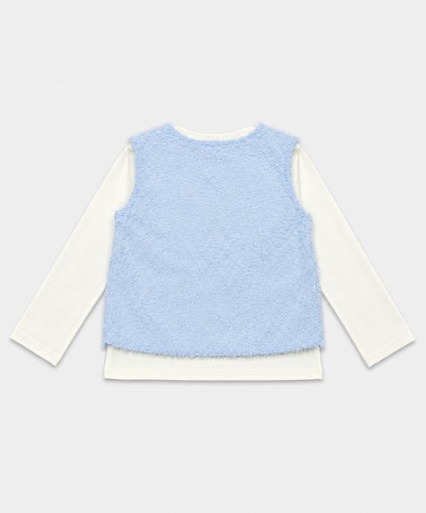 Set x3 Falda, Camiseta y Chaleco Para Bebé Niña