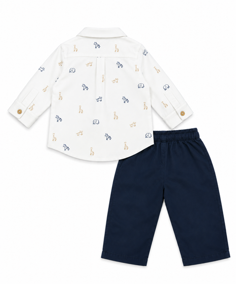 Conjunto Pantalón y Camisa Para Recién Nacido