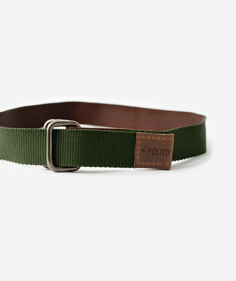 Correa Para Niño Color Verde Militar