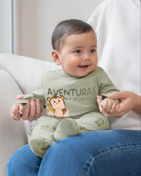 Polito x Arrurrú: Pijama con Piecitos Para Recién Nacido