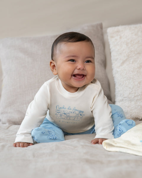 Polito x Arrurrú: Pijama Unisex Para Recién Nacido