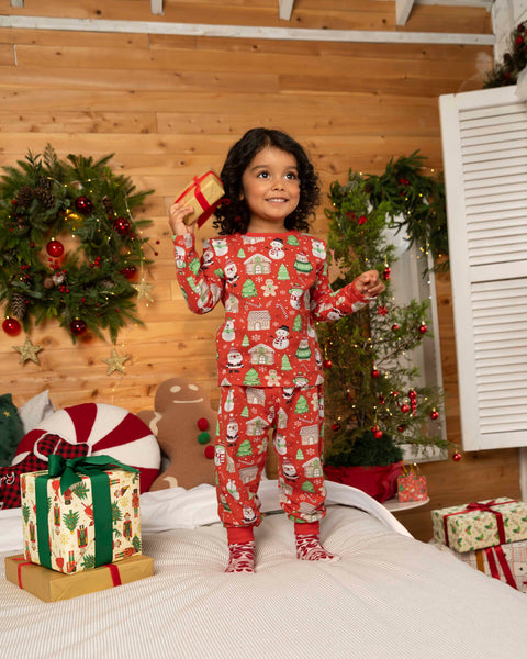 Pijama de Navidad Manga Larga Unisex