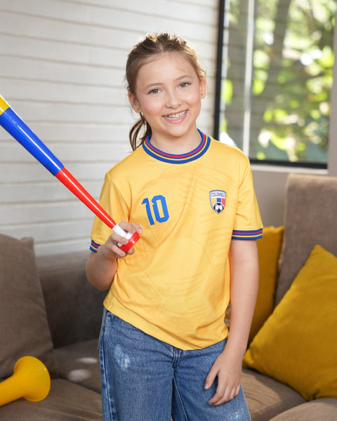 Camiseta Manga Corta de Colombia Niños Unisex