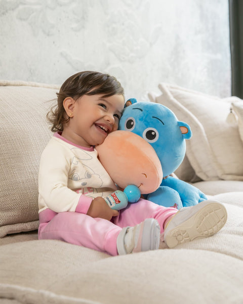 Polito x Arrurrú: Conjunto Buzo y Pantalón Perchado Para Recién Nacida