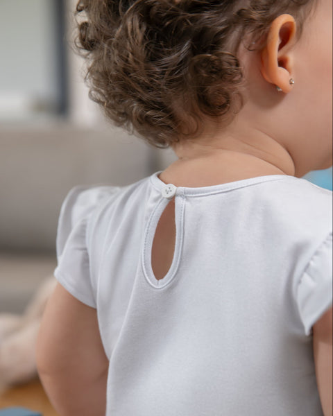 Polito x Arrurrú: Conjunto Short y Camiseta Para Recién Nacida