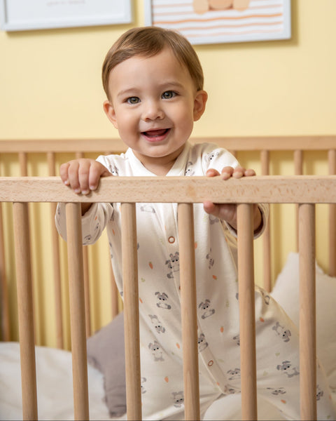 Polito x Arrurrú: Pijama con Piecitos Unisex Para Recién Nacidos