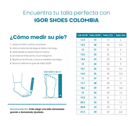 Sandalias IGOR Para Niñas