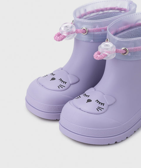 Bota de Lluvia IGOR Gato Para Niñas