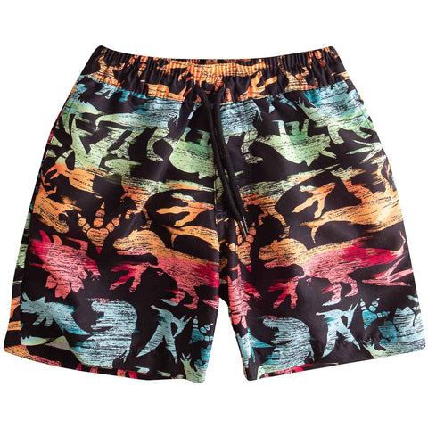 Bermuda de playa para niño en nautical color negro