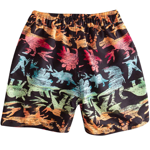 Bermuda de playa para niño en nautical color negro