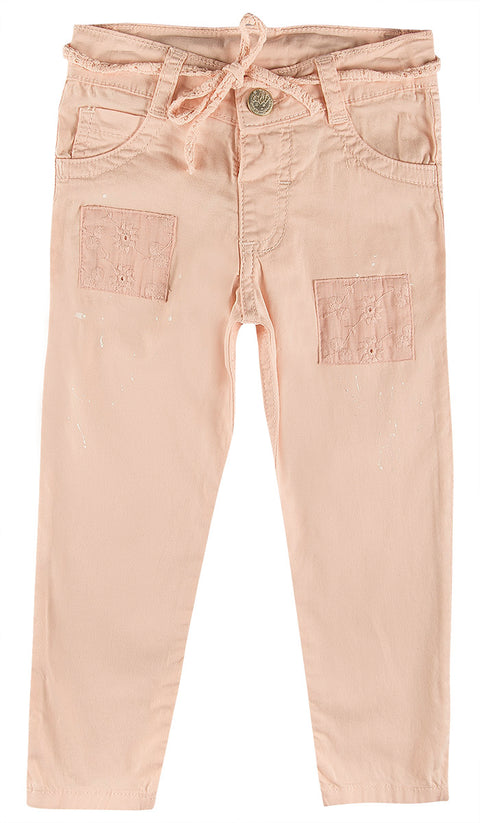 Pantalón para bebé niña color palo de rosa