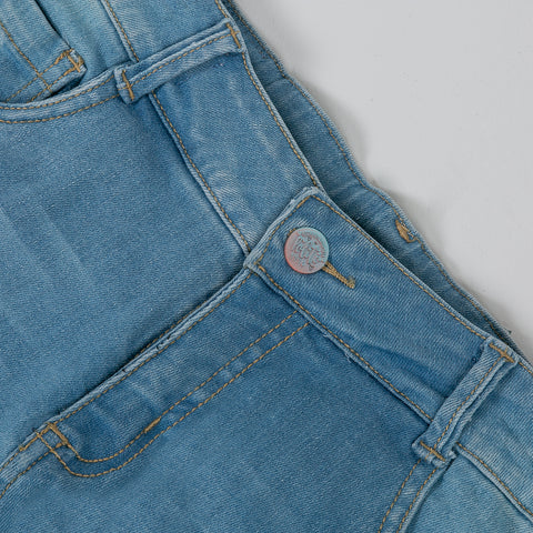 Jean Slim Para Niña En Denim Color Índigo
