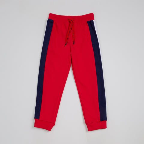 Jogger para bebé niño en burda color rojo