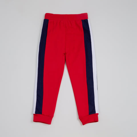 Jogger para bebé niño en burda color rojo