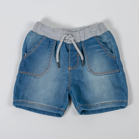 Bermuda Para Recién Nacido En Denim