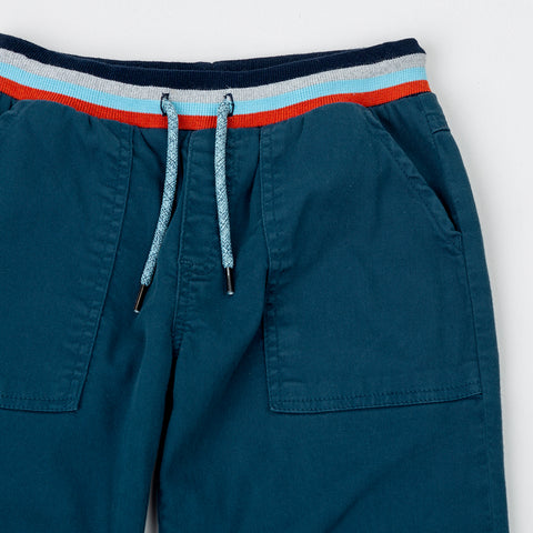 Pantalón Para Niño En Drill Color Azul