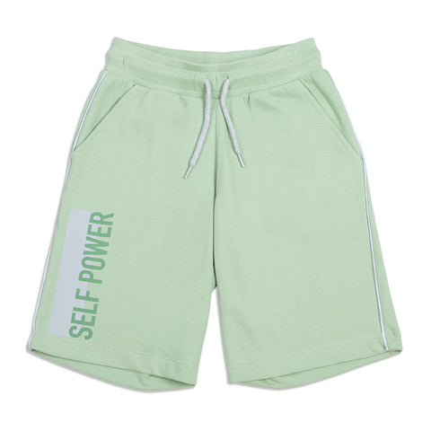 Bermuda para niño en burda color verde