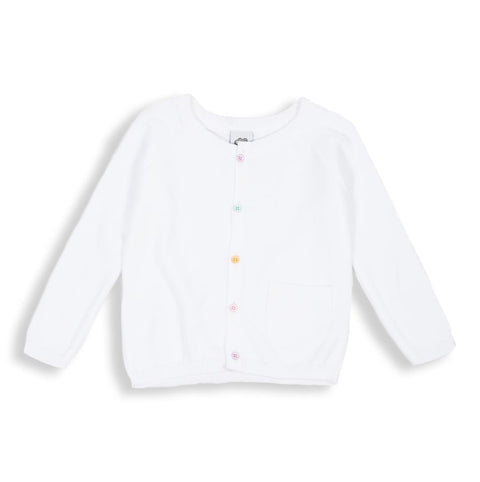 Buso Tejido Para Bebe Niña Color Blanco